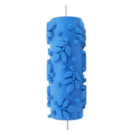 Patterned Paint Roller, 5 Inch Embossing Texture Rubber Roller Decorative Household DIY Paint Tool for Walls Furnitures Floors Decoration(110Y)