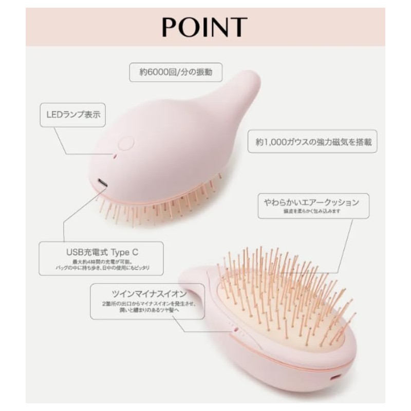 Learday Twin Negative Ion Reset & Detox Brush (Green)