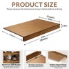 Gashell Wire Shelf Covers, Bamboo Wire Rack Covers for Pantry,