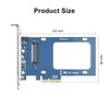 #10Gtek# U.2 SFF-8639 to PCIe NVMe SSD Adapter Card, PCIe