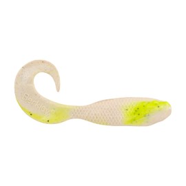 Gulp! Minnow Grub Chartreuse Pepper Neon 3in | 8cm