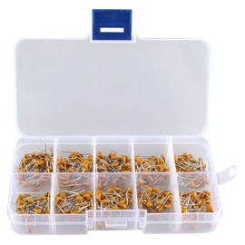HALJIA 300Pcs 10Value 50V 10pF To 100nF Multilayer Ceramic Capacitor Assortment Kit