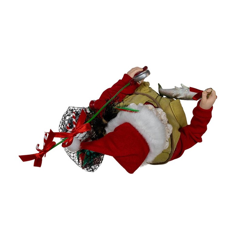 Kurt Adler 10.5-inch Fabriché™ Fisherman Santa