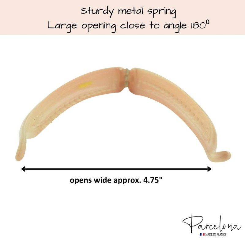 Parcelona-Juego de 2 pinzas para el pelo de plátano francés
