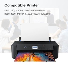 Printer Accessories Compatible with Epson 1390 1400 1410 1430 R260 R360 R380 R390 RX580 RX590 L1800 Print Head Cable