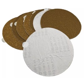Karebac 8 inch Adhesive Peel and Stick Sanding Discs 40 grit (10 pieces)