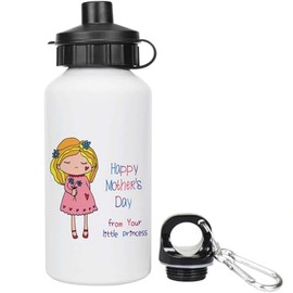 Azeeda 400ml 'Mother's Day From Your Little Princess' Kids Reusable Water/Drinks Bottle (WT00084219)