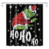 Ohok Bathroom Shower Curtain 180 x 180 cm, Waterproof Christmas
