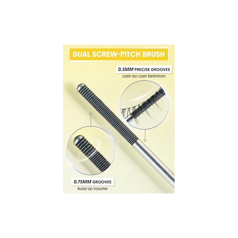 SHEGLAM Lashlighter Iron Curl Mascara Straight Lashes Long-lasting Lengthening Waterproof