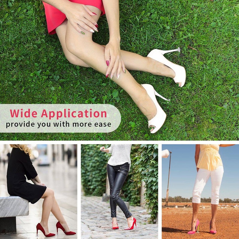 WHXGQ Heel Stoppers for Grass - 42 Pairs 3 Sizes