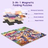 Magnetic Puzzle, Children's Puzzle, Magnetic Puzzle, 75 Pieces Rescue Team