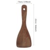 Kodrily Flat Wooden Spatula for Cooking, Wide Wood Spatula, Portable