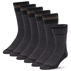HikeCoz Wool Socks Mens Womens - Merino Wool Winter Socks with Moisture Control and No-Itch Comfort