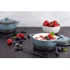 Kook Ceramic Mini Cocotte Set, Small Casserole Dishes with Lids