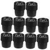 TEHAUX 10Pcs Wear Resistant Rubber Trampoline Leg Caps Non Slip