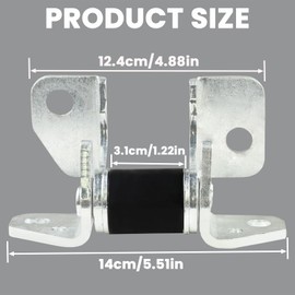 Front Lower Door Hinge Left & Right for Compatible with Jeep Grand Cherokee, Compatible with Dodge Charger, Compatible with Durango, Chrysler 300 – Replacement for 55113665AF 55113665AG