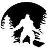 Avery Dennison Bigfoot Woods Vinyl Die cut Decal Outdoor Permanent