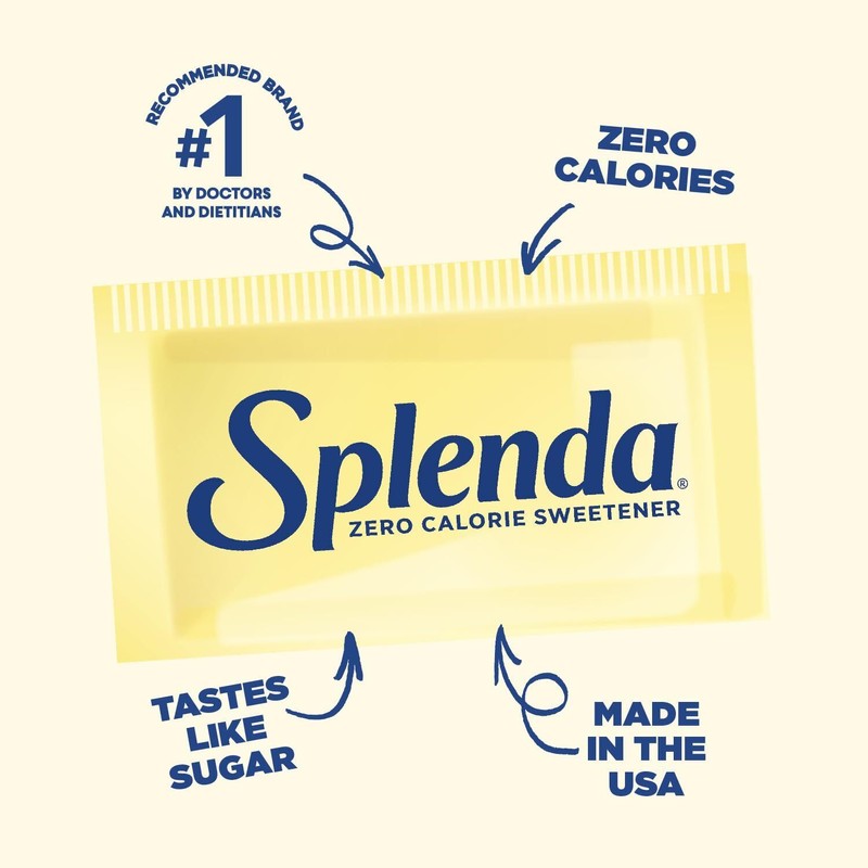 Splenda Sweetener Packets 700 Count Sugar Free Zero Calorie Made