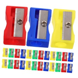 COHEALI Student Sharpeners Handheld 50pcs Mini Manual Pencil Sharpeners Bulk for Artists Boys and Girls Adults Smooth Pencil Tip Adjustment