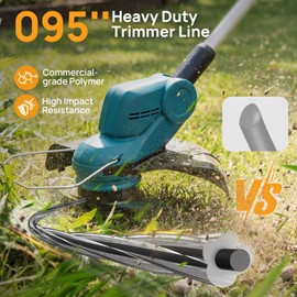095'' Trimmer Line 200FT Heavy Duty Pentagon Dual Core Weed Eater String