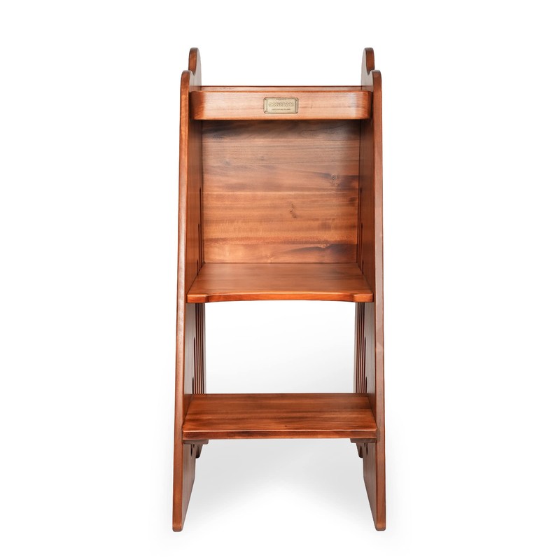 CONSDAN Toddler Tower, USA Grown Solid Hardwood, Kitchen Step Stool