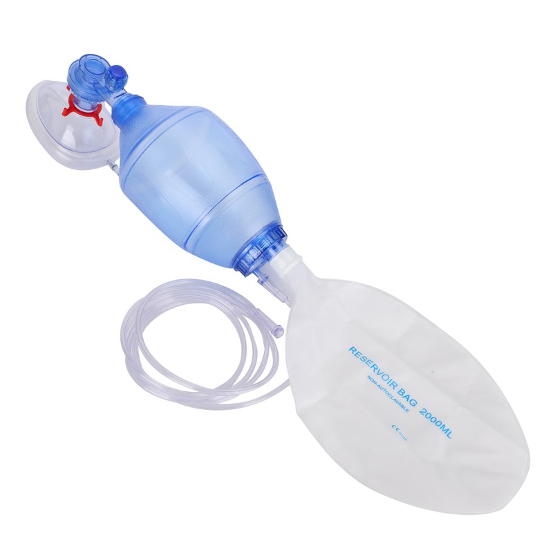 PVC Breathing Manual Resuscitator Emergency Aid Artificial Resuscitation DevicesChild 2#