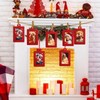 Pack of 20 Christmas Photo Ornament Frame Christmas Tree Glitter