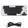 Gaming Keyboard Type C 84 Keys RGB Backlit Ergonomically Curved