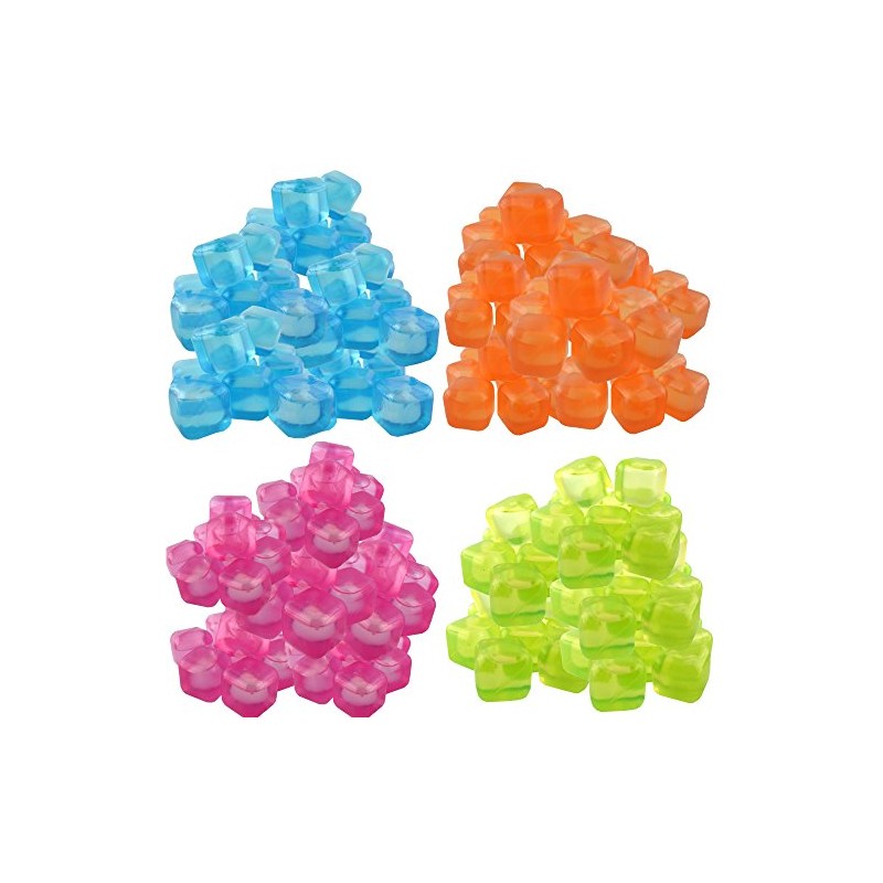 Trends4Ever 50 Reusable Ice Cubes for Parties - Ice Cube