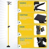 Uouteo Dust Barrier Poles,10 Ft Dust Containment Pole (Pack of