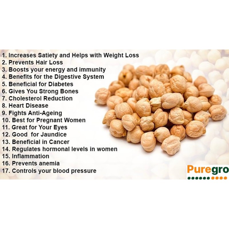 Puregro Chick Peas (KABULI CHANA) 500g