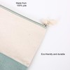 Generic Jute Canvas Pouch, Multipurpose Travel Pouch, Cosmetics, Pencils/Pens, Storage