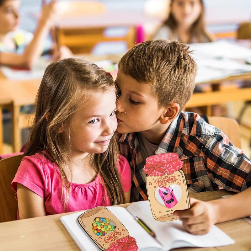 30 Tarjetas De San Valentín De Caramelos Regalos Para Niños