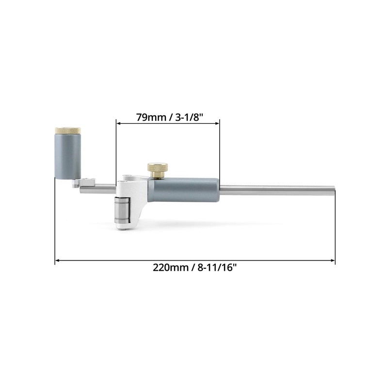 QWORK® Multifunctional Marking Gauge Woodworking Scribing Tool to Draw Arcs