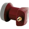 Schwaiger extremely heat resistant SUN Protect Single LNB Brick Red