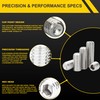 Set Screws Assortment Kit (M3, M4, M5, M6, M8) with