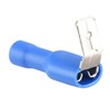 Heschen Piggyback Spade Crimp Terminal Connector 0.5-6.0mm², 22-10 AWG, Blue,