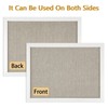 GDMINLO Cork Bulletin Board, with Linen 1-Pack Double-Sided, 16''X 12''Picture