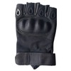 2PCS Half Finger Hard Knuckle Gloves Breathable Wear Resistant Combat