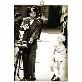 KUSTOM ART Vintage Style Picture Life Is Beautiful Benign From The Collection Print On Wooden For Restaurant Pizzeria Bar Hotel