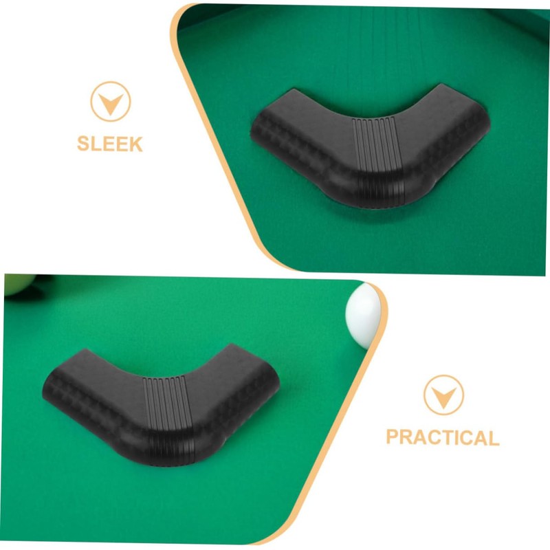 Parliky 4pcs Billiard Table Edge Bumpers Non-Slip Corner Guards for
