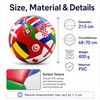 National Flag-Print Size 5 Soccer Ball – 2.7mm Thickened PVC