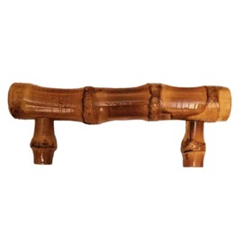 DWB Real Bamboo Wood Bath/Kitchen Cabinet/Drawer Pull/Knob Large HD