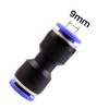 9 mm Pneumatic Connectors Pneumatic Connector Push In Quick Coupling