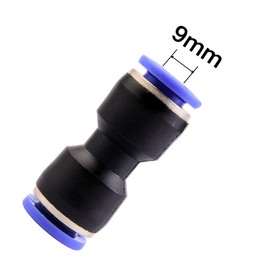 9 mm Pneumatic Connectors Pneumatic Connector Push In Quick Coupling Pneumatic Straight 9 mm Quick Couplings Pneumatic Tools for Compressed Air Quick Connectors Pack of 10