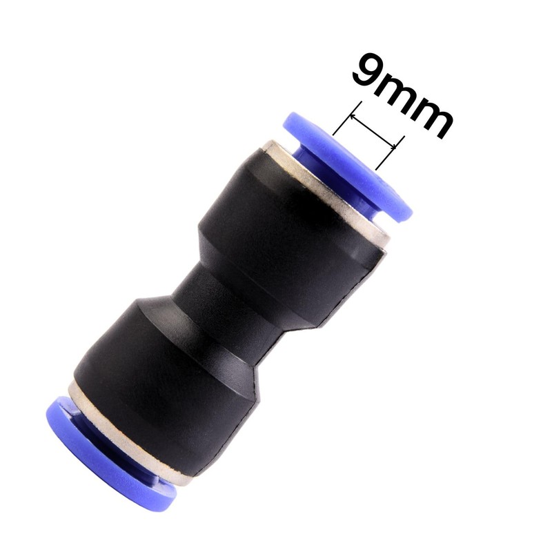9 mm Pneumatic Connectors Pneumatic Connector Push In Quick Coupling