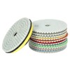 11pcs 4-inch Diamond Wet Polishing Pads Grinding Disc + 1pc