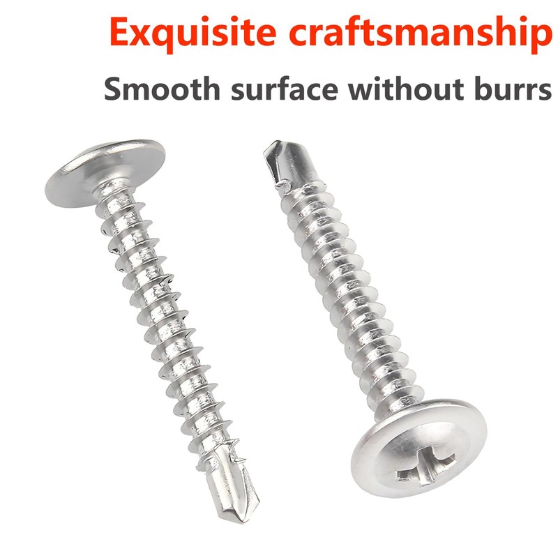 Qrity Self Tapping Screws M4.2 x 50 mm, Drill Tail
