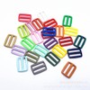 JIHUOO 60 Pcs 1 inch Plastic Slide Buckles Slider Adjuster