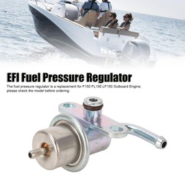 Cryfokt EFI Fuel Injection Pressure Regulator, Adjustable Universal Fuel Pressure Regulator Kit with Return Port, Aluminum Fuel Line Hose Fitting Connectors Kit Fits for (2004-2021)